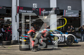 15/05/2022 - 33 Simmenauer Jean-Baptiste (fra), Mies Christopher (ger), Team WRT, Audi R8 LMS evo II GT3, action, pit stop during the 2nd round of the 2022 GT World Challenge Europe Sprint Cup, from May 13 to 15 on the Circuit de Nevers Magny-Cours in Magny-Cours, France - 2ND ROUND OF THE 2022 GT WORLD CHALLENGE EUROPE SPRINT CUP - TURISMO E GRAN TURISMO - MOTORI