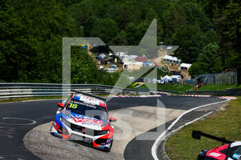 2022-05-26 - 18 MONTEIRO Tiago (PRT,) LIQUI MOLY Engstler, Honda Civic Type R TCR, action during the WTCR - Race of Germany 2022, 2nd round of the 2022 FIA World Touring Car Cup, on the Nurburgring Nordschleife from May 26 to 28 in Nurburg, Germany - AUTO - WTCR - RACE OF GERMANY 2022 - GRAND TOURISM - MOTORS