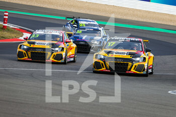 2022-05-26 - 17 BERTHON Nathanael (FRA), Comtoyou DHL Team Audi Sport, Audi RS 3 LMS, 33 CORONEL Tom (NLD), Comtoyou DHL Team Audi Sport, Audi RS 3 LMS, action during the WTCR - Race of Germany 2022, 2nd round of the 2022 FIA World Touring Car Cup, on the Nurburgring Nordschleife from May 26 to 28 in Nurburg, Germany - AUTO - WTCR - RACE OF GERMANY 2022 - GRAND TOURISM - MOTORS