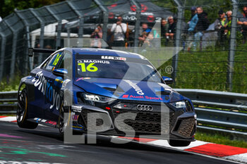 27/05/2022 - 16 MAGNUS Gilles (BEL), Comtoyou Team Audi Sport, Audi RS 3 LMS, action during the WTCR - Race of Germany 2022, 2nd round of the 2022 FIA World Touring Car Cup, on the Nurburgring Nordschleife from May 26 to 28 in Nurburg, Germany - AUTO - WTCR - RACE OF GERMANY 2022 - TURISMO E GRAN TURISMO - MOTORI
