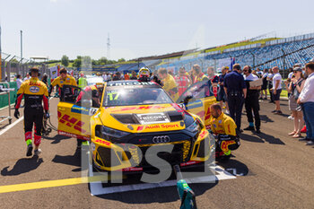 2022-06-12 - BERTHON Nathanael (FRA), Comtoyou DHL Team Audi Sport, Audi RS 3 LMS, illustration grille de depart starting grid during the WTCR - Race of Hungary 2022, 3rd round of the 2022 FIA World Touring Car Cup, on the Hungaroring from June 10 to 12 in Budapest, Hungary - AUTO - WTCR - RACE OF HUNGARY 2022 - GRAND TOURISM - MOTORS