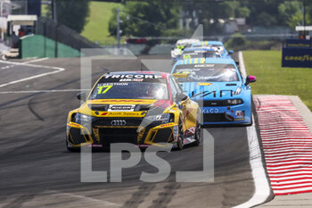 2022-06-12 - 17 BERTHON Nathanael (FRA), Comtoyou DHL Team Audi Sport, Audi RS 3 LMS, action during the WTCR - Race of Hungary 2022, 3rd round of the 2022 FIA World Touring Car Cup, on the Hungaroring from June 10 to 12 in Budapest, Hungary - AUTO - WTCR - RACE OF HUNGARY 2022 - GRAND TOURISM - MOTORS