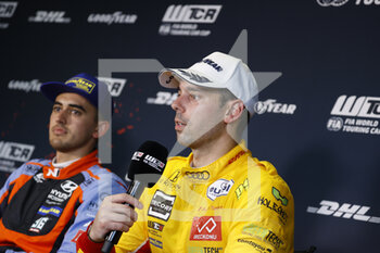 2022-06-12 - BERTHON Nathanael (FRA), Comtoyou DHL Team Audi Sport, Audi RS 3 LMS, portrait conference de presse press conference during the WTCR - Race of Hungary 2022, 3rd round of the 2022 FIA World Touring Car Cup, on the Hungaroring from June 10 to 12 in Budapest, Hungary - AUTO - WTCR - RACE OF HUNGARY 2022 - GRAND TOURISM - MOTORS