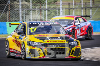 2022-06-12 - 17 BERTHON Nathanael (FRA), Comtoyou DHL Team Audi Sport, Audi RS 3 LMS, action during the WTCR - Race of Hungary 2022, 3rd round of the 2022 FIA World Touring Car Cup, on the Hungaroring from June 10 to 12 in Budapest, Hungary - AUTO - WTCR - RACE OF HUNGARY 2022 - GRAND TOURISM - MOTORS