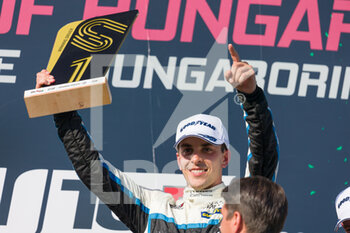 2022-06-12 - URRUTIA Santiago (URY), Cyan Performance Lynk & Co, Lynk & Co 03 TCR, portrait podium race 2 during the WTCR - Race of Hungary 2022, 3rd round of the 2022 FIA World Touring Car Cup, on the Hungaroring from June 10 to 12 in Budapest, Hungary - AUTO - WTCR - RACE OF HUNGARY 2022 - GRAND TOURISM - MOTORS