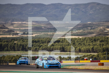 2022-06-25 - 68 EHRLACHER Yann (FRA), Cyan Performance Lynk & Co, Lynk & Co 03 TCR, action during the WTCR - Race of Spain 2022, 4th round of the 2022 FIA World Touring Car Cup, on the MotorLand Aragon from June 24 to 26 in Alcaniz, Spain - AUTO - WTCR - RACE OF SPAIN 2022 - GRAND TOURISM - MOTORS