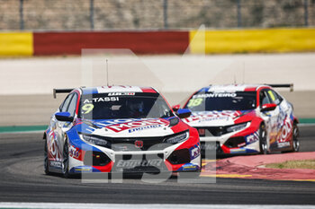 2022-06-25 - 09 TASSI Attila (HUN), LIQUI MOLY Engstler, Honda Civic Type R TCR, action during the WTCR - Race of Spain 2022, 4th round of the 2022 FIA World Touring Car Cup, on the MotorLand Aragon from June 24 to 26 in Alcaniz, Spain - AUTO - WTCR - RACE OF SPAIN 2022 - GRAND TOURISM - MOTORS