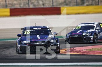 2022-06-25 - 16 MAGNUS Gilles (BEL), Comtoyou Team Audi Sport, Audi RS 3 LMS, action during the WTCR - Race of Spain 2022, 4th round of the 2022 FIA World Touring Car Cup, on the MotorLand Aragon from June 24 to 26 in Alcaniz, Spain - AUTO - WTCR - RACE OF SPAIN 2022 - GRAND TOURISM - MOTORS
