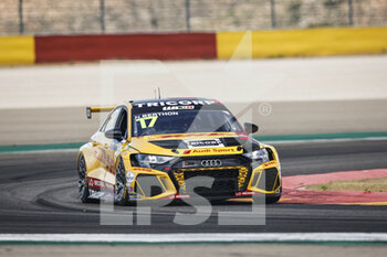 2022-06-25 - 17 BERTHON Nathanael (FRA), Comtoyou DHL Team Audi Sport, Audi RS 3 LMS, action during the WTCR - Race of Spain 2022, 4th round of the 2022 FIA World Touring Car Cup, on the MotorLand Aragon from June 24 to 26 in Alcaniz, Spain - AUTO - WTCR - RACE OF SPAIN 2022 - GRAND TOURISM - MOTORS
