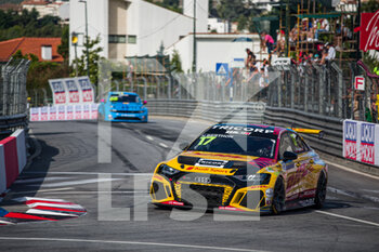 2022-07-02 - 17 BERTHON Nathanael (FRA), Comtoyou DHL Team Audi Sport, Audi RS 3 LMS, action during the WTCR - Race of Portugal 2022, 5th round of the 2022 FIA World Touring Car Cup, on the Circuit Internacional de Vila Real from July 1 to 3 in Vila Real, Portugal - AUTO - WTCR - RACE OF PORTUGAL 2022 - GRAND TOURISM - MOTORS