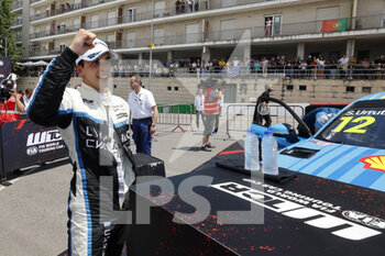 2022-07-03 - URRUTIA Santiago (URY), Cyan Performance Lynk & Co, Lynk & Co 03 TCR, portrait, arrivee, finish line during the WTCR - Race of Portugal 2022, 5th round of the 2022 FIA World Touring Car Cup, on the Circuit Internacional de Vila Real from July 1 to 3 in Vila Real, Portugal - AUTO - WTCR - RACE OF PORTUGAL 2022 - GRAND TOURISM - MOTORS