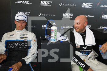 2022-07-03 - EHRLACHERR Yann (FRA), Cyan Performance Lynk & Co, Lynk & Co 03 TCR, portrait, HUFF Rob (GBR), Zengo Motorsport, CUPRA Leon Competición, portrait during the WTCR - Race of Portugal 2022, 5th round of the 2022 FIA World Touring Car Cup, on the Circuit Internacional de Vila Real from July 1 to 3 in Vila Real, Portugal - AUTO - WTCR - RACE OF PORTUGAL 2022 - GRAND TOURISM - MOTORS