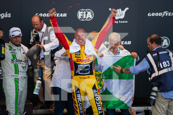 2022-07-03 - CORONEL Tom (NLD), Comtoyou DHL Team Audi Sport, Audi RS 3 LMS, portrait podium race 2 during the WTCR - Race of Portugal 2022, 5th round of the 2022 FIA World Touring Car Cup, on the Circuit Internacional de Vila Real from July 1 to 3 in Vila Real, Portugal - AUTO - WTCR - RACE OF PORTUGAL 2022 - GRAND TOURISM - MOTORS