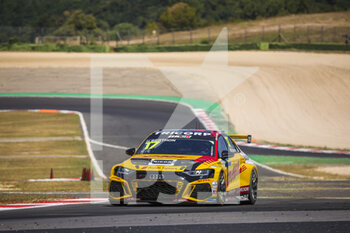 22/07/2022 - 17 BERTHON Nathanael (FRA), Comtoyou DHL Team Audi Sport, Audi RS 3 LMS, action during the WTCR - Race of Italy 2022, 6th round of the 2022 FIA World Touring Car Cup, on the Autodromo Vallelunga Piero Taruffi from July 22 to 24 in Campagnano di Roma, Italy - AUTO - WTCR - RACE OF ITALY 2022 - TURISMO E GRAN TURISMO - MOTORI