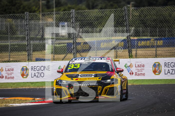 22/07/2022 - 33 CORONEL Tom (NLD), Comtoyou DHL Team Audi Sport, Audi RS 3 LMS, action during the WTCR - Race of Italy 2022, 6th round of the 2022 FIA World Touring Car Cup, on the Autodromo Vallelunga Piero Taruffi from July 22 to 24 in Campagnano di Roma, Italy - AUTO - WTCR - RACE OF ITALY 2022 - TURISMO E GRAN TURISMO - MOTORI