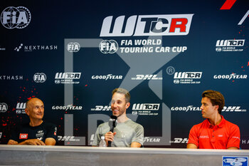 22/07/2022 - MAGNUS Gilles (BEL), Comtoyou Team Audi Sport, Audi RS 3 LMS, portrait GUERRIERI Esteban (ARG), ALL-INKL.COM Münnich Motorsport, Honda Civic Type R TCR, TARQUINI Gabriele, Hyundai portrait conference de presse press conference during the WTCR - Race of Italy 2022, 6th round of the 2022 FIA World Touring Car Cup, on the Autodromo Vallelunga Piero Taruffi from July 22 to z24 in Campagnano di Roma, Italy - AUTO - WTCR - RACE OF ITALY 2022 - TURISMO E GRAN TURISMO - MOTORI