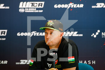 22/07/2022 - HUFF Robert (GBR), Zengo Motorsport, CUPRA Leon Competición, portrait conference de presse press conference during the WTCR - Race of Italy 2022, 6th round of the 2022 FIA World Touring Car Cup, on the Autodromo Vallelunga Piero Taruffi from July 22 to 24 in Campagnano di Roma, Italy - AUTO - WTCR - RACE OF ITALY 2022 - TURISMO E GRAN TURISMO - MOTORI