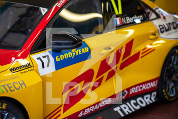 22/07/2022 - 17 BERTHON Nathanael (FRA), Comtoyou DHL Team Audi Sport, Audi RS 3 LMS, ambiance stand pit lane GOODYEAR, DHL, during the WTCR - Race of Italy 2022, 6th round of the 2022 FIA World Touring Car Cup, on the Autodromo Vallelunga Piero Taruffi from July 22 to 24 in Campagnano di Roma, Italy - AUTO - WTCR - RACE OF ITALY 2022 - TURISMO E GRAN TURISMO - MOTORI