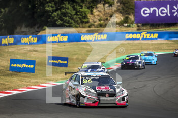 22/07/2022 - 86 GUERRIERI Esteban (ARG), ALL-INKL.COM Münnich Motorsport, Honda Civic Type R TCR, action GOODYEAR during the WTCR - Race of Italy 2022, 6th round of the 2022 FIA World Touring Car Cup, on the Autodromo Vallelunga Piero Taruffi from July 22 to 24 in Campagnano di Roma, Italy - AUTO - WTCR - RACE OF ITALY 2022 - TURISMO E GRAN TURISMO - MOTORI