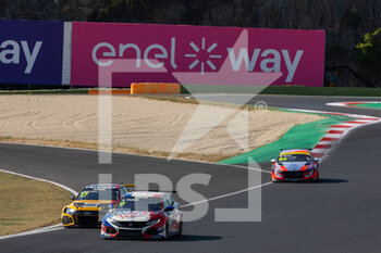 24/07/2022 - 09 TASSI Attila (HUN), LIQUI MOLY Team Engstler, Honda Civic Type R TCR, action 17 BERTHON Nathanael (FRA), Comtoyou DHL Team Audi Sport, Audi RS 3 LMS, action 96 AZCONA Mikel (ESP), BRC Hyundai N Squadra Corse, Hyundai Elantra N TCR, action during the WTCR - Race of Italy 2022, 6th round of the 2022 FIA World Touring Car Cup, on the Autodromo Vallelunga Piero Taruffi from July 22 to 24 in Campagnano di Roma, Italy - AUTO - WTCR - RACE OF ITALY 2022 - TURISMO E GRAN TURISMO - MOTORI