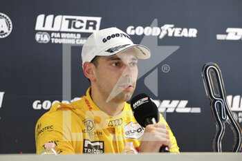 24/07/2022 - BERTHON Nathanael (FRA), Comtoyou DHL Team Audi Sport, Audi RS 3 LMS, portrait conference de presse press conference during the WTCR - Race of Italy 2022, 6th round of the 2022 FIA World Touring Car Cup, on the Autodromo Vallelunga Piero Taruffi from July 22 to 24 in Campagnano di Roma, Italy - AUTO - WTCR - RACE OF ITALY 2022 - TURISMO E GRAN TURISMO - MOTORI