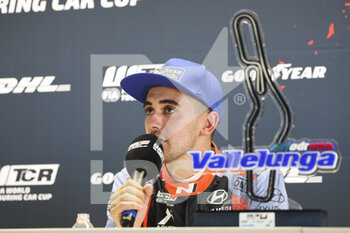 24/07/2022 - AZCONA Mikel (ESP), BRC Hyundai N Squadra Corse, Hyundai Elantra N TCR, portrait conference de presse press conference during the WTCR - Race of Italy 2022, 6th round of the 2022 FIA World Touring Car Cup, on the Autodromo Vallelunga Piero Taruffi from July 22 to 24 in Campagnano di Roma, Italy - AUTO - WTCR - RACE OF ITALY 2022 - TURISMO E GRAN TURISMO - MOTORI