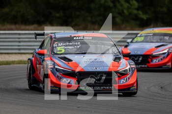 06/08/2022 - 05 MICHELISZ Norbert (HUN), BRC Hyundai N Squadra Corse, Hyundai Elantra N TCR, action during the WTCR - Race of Alsace Grand Est 2022, 7th round of the 2022 FIA World Touring Car Cup, on the Anneau du Rhin from August 6 to 7 in Biltzheim, France - AUTO - WTCR - RACE OF ALSACE GRAND EST 2022 - TURISMO E GRAN TURISMO - MOTORI