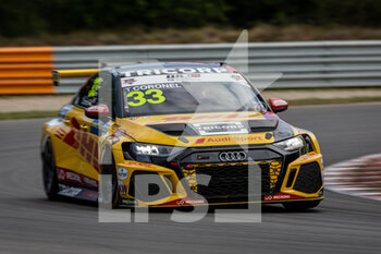 06/08/2022 - 33 CORONEL Tom (NLD), Comtoyou DHL Team Audi Sport, Audi RS 3 LMS, action during the WTCR - Race of Alsace Grand Est 2022, 7th round of the 2022 FIA World Touring Car Cup, on the Anneau du Rhin from August 6 to 7 in Biltzheim, France - AUTO - WTCR - RACE OF ALSACE GRAND EST 2022 - TURISMO E GRAN TURISMO - MOTORI