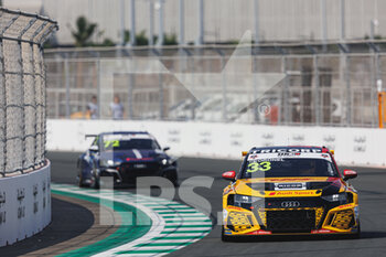 26/11/2022 - 33 CORONEL Tom (NLD), Comtoyou DHL Team Audi Sport, Audi RS 3 LMS, action during the WTCR - Race of Saudi Arabia 2022, 9th round of the 2022 FIA World Touring Car Cup, on the Jeddah Corniche Circuit from November 25 to 27 in Jeddah, Saudi Arabia - AUTO - WTCR - RACE OF SAUDI ARABIA 2022 - TURISMO E GRAN TURISMO - MOTORI
