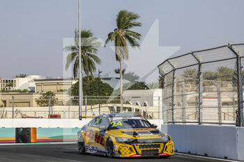 26/11/2022 - 24 BIN KHANEN Ahmed (SAU), Comtoyou DHL Team Audi Sport, Audi RS 3 LMS, action during the WTCR - Race of Saudi Arabia 2022, 9th round of the 2022 FIA World Touring Car Cup, on the Jeddah Corniche Circuit from November 25 to 27 in Jeddah, Saudi Arabia - AUTO - WTCR - RACE OF SAUDI ARABIA 2022 - TURISMO E GRAN TURISMO - MOTORI