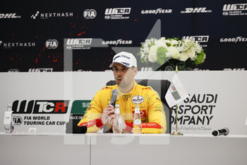 26/11/2022 - BERTHON Nathanael (FRA), Comtoyou DHL Team Audi Sport, Audi RS 3 LMS, portrait conference de presse press conference during the WTCR - Race of Saudi Arabia 2022, 9th round of the 2022 FIA World Touring Car Cup, on the Jeddah Corniche Circuit from November 25 to 27 in Jeddah, Saudi Arabia - AUTO - WTCR - RACE OF SAUDI ARABIA 2022 - TURISMO E GRAN TURISMO - MOTORI