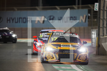 27/11/2022 - 17 BERTHON Nathanael (FRA), Comtoyou DHL Team Audi Sport, Audi RS 3 LMS, action race 1 during the WTCR - Race of Saudi Arabia 2022, 9th round of the 2022 FIA World Touring Car Cup, on the Jeddah Corniche Circuit from November 25 to 27 in Jeddah, Saudi Arabia - AUTO - WTCR - RACE OF SAUDI ARABIA 2022 - TURISMO E GRAN TURISMO - MOTORI