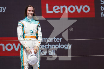 2022-07-23 - GARCIA Belen (spa), Quantfury W Series Team, Tatuus-Toyota FT-60, portrait, podium during the 5th round of the 2022 W Series, from July 22 to 24, 2022 on the Circuit Paul Ricard, in Le Castellet, France - AUTO - W SERIES 2022 - FRANCE - W Series - MOTORS