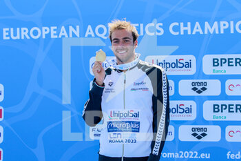 20/08/2022 - Gold Medal Gregorio Paltrinieri (ITA) - EUROPEAN ACQUATICS CHAMPIONSHIPS - OPEN WATER (DAY1) - NUOTO - NUOTO
