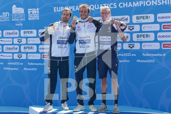 20/08/2022 - Open Water podium 5 km men - EUROPEAN ACQUATICS CHAMPIONSHIPS - OPEN WATER (DAY1) - NUOTO - NUOTO