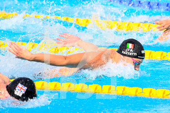 2022-08-11 - Alberto Razzetti (ITA) during European Aquatics Championships Rome 2022 at the Foro Italico on 11 August 2022. - EUROPEAN ACQUATICS CHAMPIONSHIPS - SWIMMING (DAY1) - SWIMMING - SWIMMING