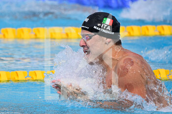 2022-08-11 - Nicolo’ Martinenghi (ITA) during European Aquatics Championships Rome 2022 at the Foro Italico on 11 August 2022. - EUROPEAN ACQUATICS CHAMPIONSHIPS - SWIMMING (DAY1) - SWIMMING - SWIMMING