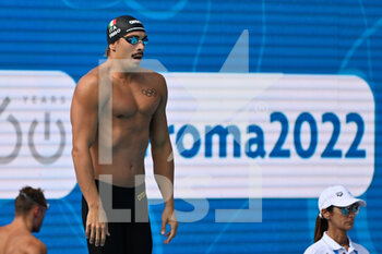2022-08-12 - Manuel Frigo (ITA) during European Aquatics Championships Rome 2022 at the Foro Italico on 12 August 2022. - EUROPEAN ACQUATICS CHAMPIONSHIPS - SWIMMING (DAY2) - SWIMMING - SWIMMING