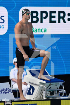 2022-08-12 - Alessandro Miressi (ITA) during European Aquatics Championships Rome 2022 at the Foro Italico on 12 August 2022. - EUROPEAN ACQUATICS CHAMPIONSHIPS - SWIMMING (DAY2) - SWIMMING - SWIMMING