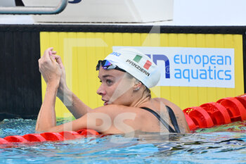 12/08/2022 - Margherita Panziera (ITA) during European Aquatics Championships Rome 2022 at the Foro Italico on 12 August 2022. - EUROPEAN ACQUATICS CHAMPIONSHIPS - SWIMMING (DAY2) - NUOTO - NUOTO