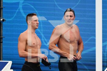 12/08/2022 - Nicolo’ Martinenghi (ITA) and Federico Poggio (ITA) during European Aquatics Championships Rome 2022 at the Foro Italico on 12 August 2022. - EUROPEAN ACQUATICS CHAMPIONSHIPS - SWIMMING (DAY2) - NUOTO - NUOTO