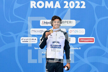 12/08/2022 - Thomas Ceccon (ITA) during European Aquatics Championships Rome 2022 at the Foro Italico on 12 August 2022. - EUROPEAN ACQUATICS CHAMPIONSHIPS - SWIMMING (DAY2) - NUOTO - NUOTO