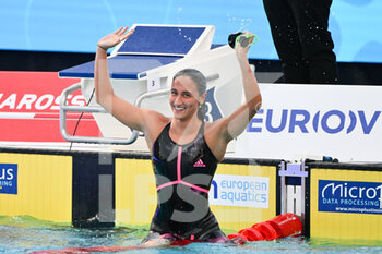 12/08/2022 - Simona Quadarella (ITA) during European Aquatics Championships Rome 2022 at the Foro Italico on 12 August 2022. - EUROPEAN ACQUATICS CHAMPIONSHIPS - SWIMMING (DAY2) - NUOTO - NUOTO