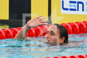 2022-08-12 - Simona Quadarella (ITA) during European Aquatics Championships Rome 2022 at the Foro Italico on 12 August 2022. - EUROPEAN ACQUATICS CHAMPIONSHIPS - SWIMMING (DAY2) - SWIMMING - SWIMMING