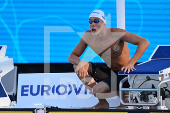 13/08/2022 - David Popovici (ROU) during European Aquatics Championships Rome 2022 at the Foro Italico on 13 August 2022. - EUROPEAN ACQUATICS CHAMPIONSHIPS - SWIMMING (DAY3) - NUOTO - NUOTO