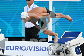 2022-08-15 - David Popovici (ROU) during European Aquatics Championships Rome 2022 at the Foro Italico on 15 August 2022. - EUROPEAN ACQUATICS CHAMPIONSHIPS - SWIMMING (DAY5) - SWIMMING - SWIMMING