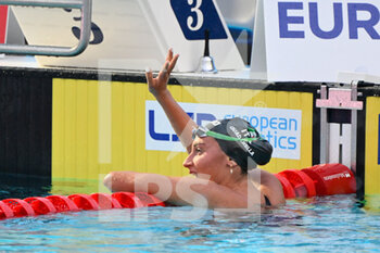 2022-08-15 - Simona Quadarella (ITA) during European Aquatics Championships Rome 2022 at the Foro Italico on 15 August 2022. - EUROPEAN ACQUATICS CHAMPIONSHIPS - SWIMMING (DAY5) - SWIMMING - SWIMMING