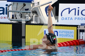 2022-08-16 - Sara Franceschi (ITA) during European Aquatics Championships Rome 2022 at the Foro Italico on 16 August 2022. - EUROPEAN ACQUATICS CHAMPIONSHIPS - SWIMMING (DAY6) - SWIMMING - SWIMMING