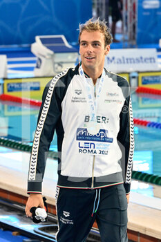 2022-08-16 - Gregorio Paltrinieri (ITA) during European Aquatics Championships Rome 2022 at the Foro Italico on 16 August 2022. - EUROPEAN ACQUATICS CHAMPIONSHIPS - SWIMMING (DAY6) - SWIMMING - SWIMMING