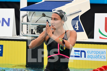 2022-08-17 - Benedetta Quadarella (ITA) during European Aquatics Championships Rome 2022 at the Foro Italico on 17 August 2022. - EUROPEAN ACQUATICS CHAMPIONSHIPS - SWIMMING (DAY7) - SWIMMING - SWIMMING